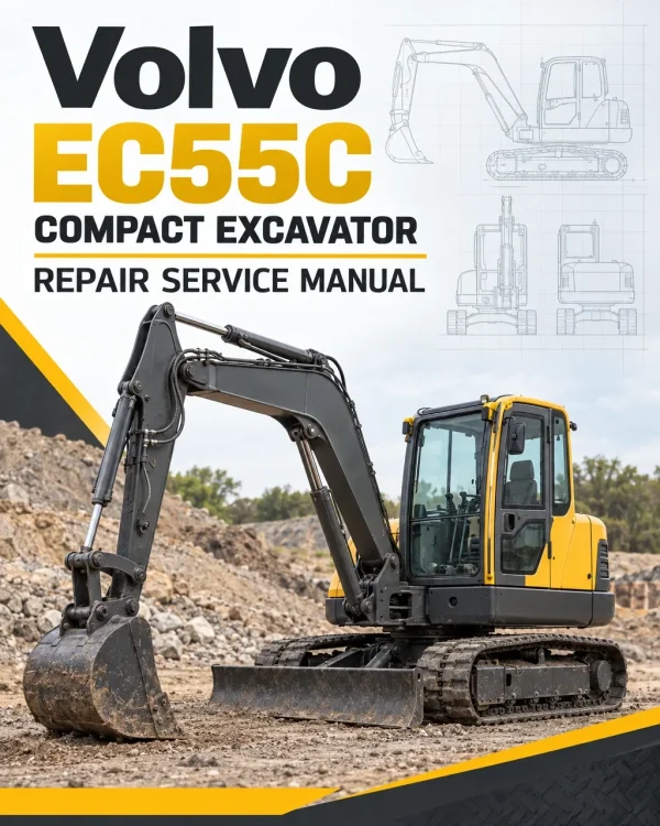 Volvo EC55C Compact Excavator Repair Service Manual