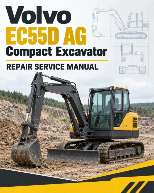 Volvo EC55D AG Compact Excavator Repair Service Manual Volvo EC55D AG Compact Excavator Repair Service Manual
