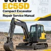 Volvo EC55D Compact Excavator Repair Service Manual Volvo EC55D Compact Excavator Repair Service Manual