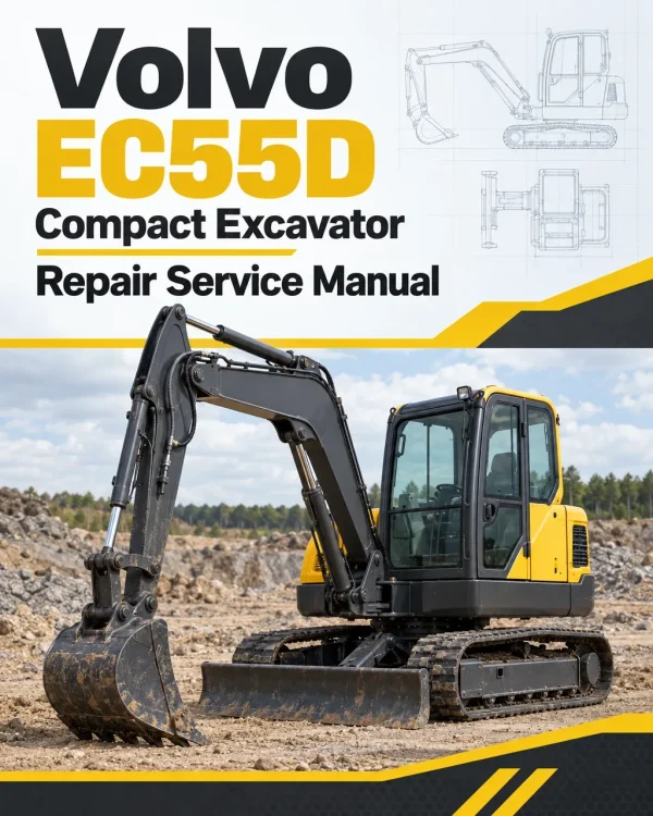 Volvo EC55D Compact Excavator Repair Service Manual Volvo EC55D Compact Excavator Repair Service Manual