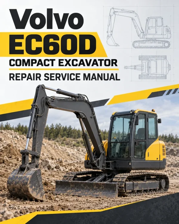 Volvo EC60D Compact Excavator Repair Service Manual
