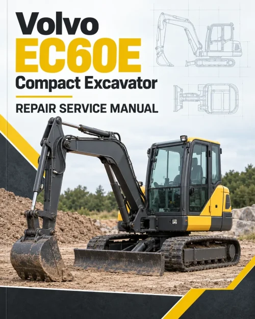 Volvo EC60E Compact Excavator Repair Service Manual Volvo EC60E Compact Excavator Repair Service Manual