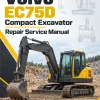 Volvo EC75D Compact Excavator Repair Service Manual Volvo EC75D Compact Excavator Repair Service Manual