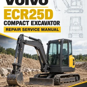 Volvo ECR25D Compact Excavator Repair Service Manual Volvo ECR25D Compact Excavator Repair Service Manual