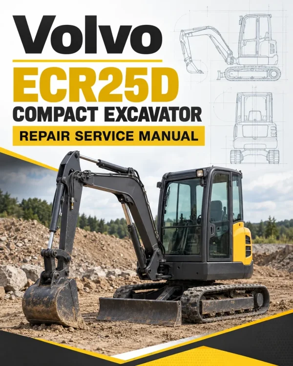 Volvo ECR25D Compact Excavator Repair Service Manual