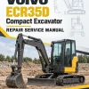 Volvo ECR35D Compact Excavator Repair Service Manual