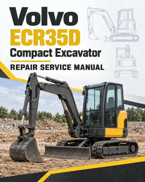 Volvo ECR35D Compact Excavator Repair Service Manual Volvo ECR35D Compact Excavator Repair Service Manual
