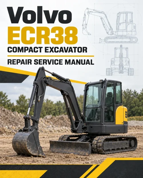 Volvo ECR38 Compact Excavator Repair Service Manual Volvo ECR38 Compact Excavator Repair Service Manual