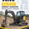 Volvo ECR40D Compact Excavator Repair Service Manual Volvo ECR40D Compact Excavator Repair Service Manual