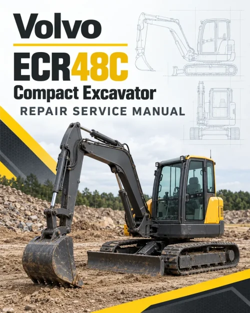 Volvo ECR48C Compact Excavator Repair Service Manual Volvo ECR48C Compact Excavator Repair Service Manual