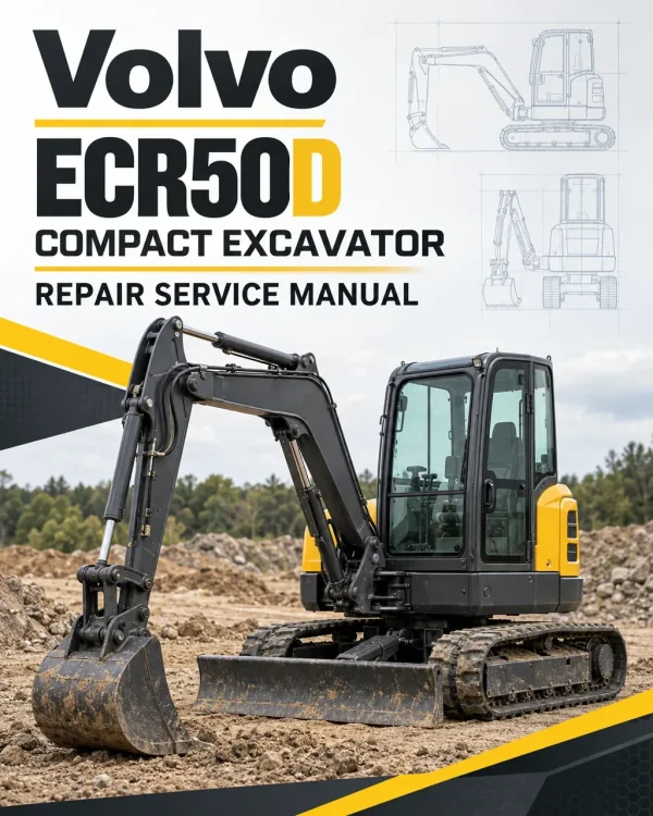 Volvo ECR50D Compact Excavator Repair Service Manual Volvo ECR50D Compact Excavator Repair Service Manual