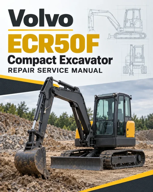 Volvo ECR50F Compact Excavator Repair Service Manual