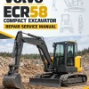 Volvo ECR58 Compact Excavator Repair Service Manual Volvo ECR58 Compact Excavator Repair Service Manual