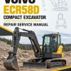Volvo ECR58D Compact Excavator Repair Service Manual