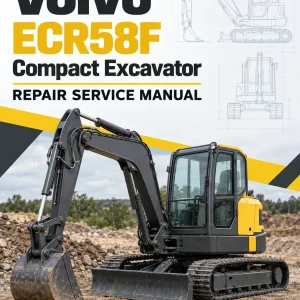 Volvo ECR58F Compact Excavator Repair Service Manual