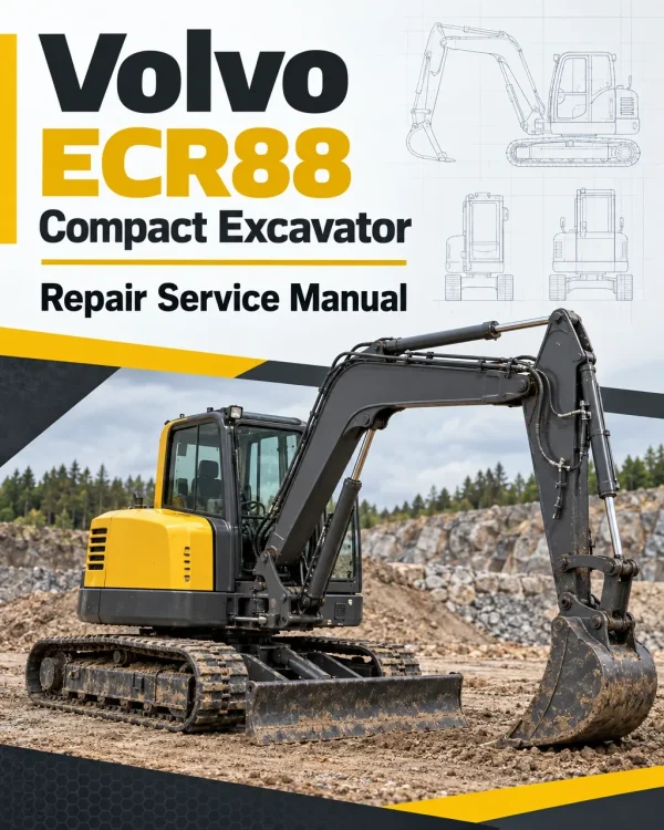 Volvo ECR88 Compact Excavator Repair Service Manual