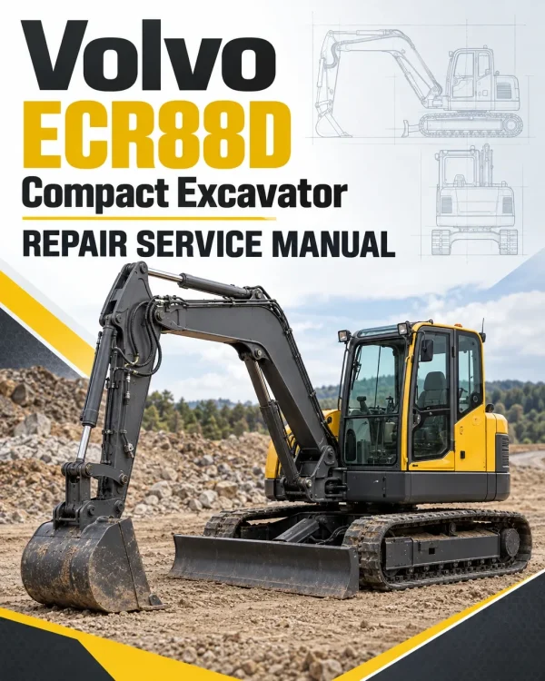 Volvo ECR88D Compact Excavator Repair Service Manual