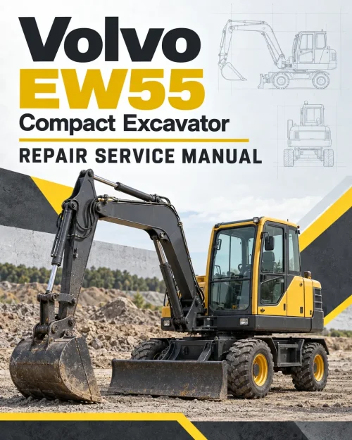 Volvo EW55 Compact Excavator Repair Service Manual Volvo EW55 Compact Excavator Repair Service Manual