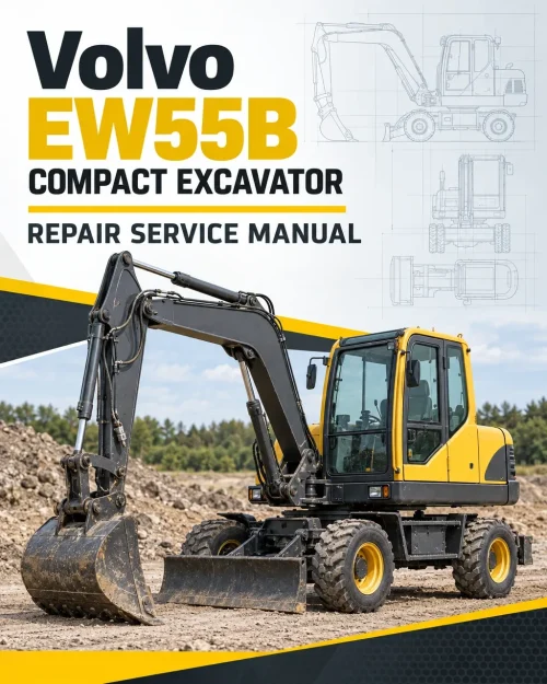 Volvo EW55B Compact Excavator Repair Service Manual Volvo EW55B Compact Excavator Repair Service Manual