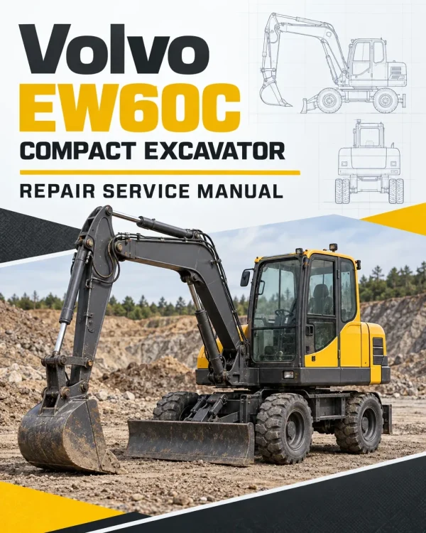 Volvo EW60C Compact Excavator Repair Service Manual Volvo EW60C Compact Excavator Repair Service Manual