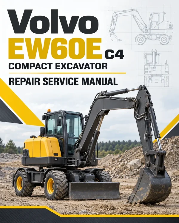 Volvo EW60E C4 Compact Excavator Repair Service Manual Volvo EW60E C4 Compact Excavator Repair Service Manual