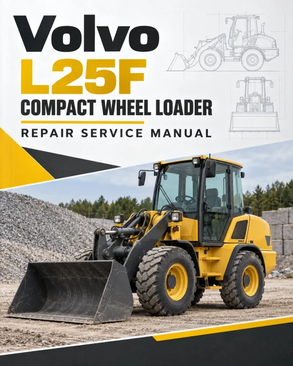Volvo L25F Compact Wheel Loader Repair Service Manual