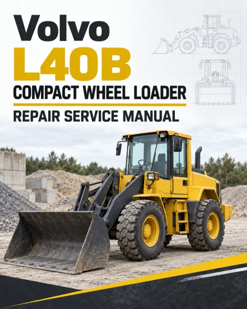 Volvo L40B Compact Wheel Loader Repair Service Manual Volvo L40B Compact Wheel Loader Repair Service Manual