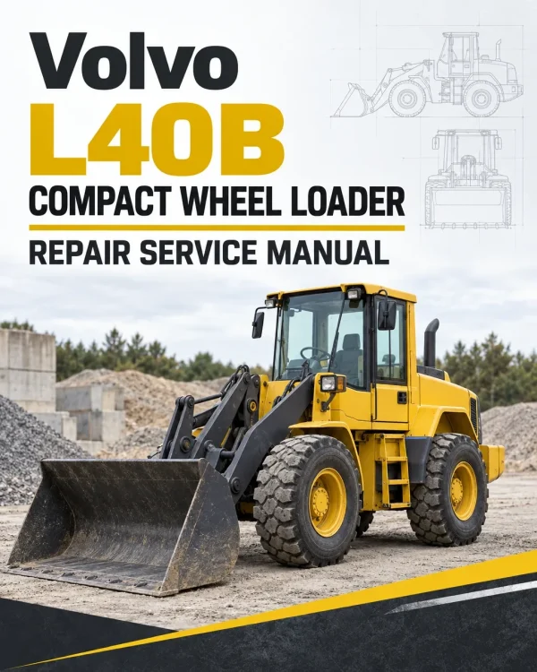 Volvo L40B Compact Wheel Loader Repair Service Manual Volvo L40B Compact Wheel Loader Repair Service Manual