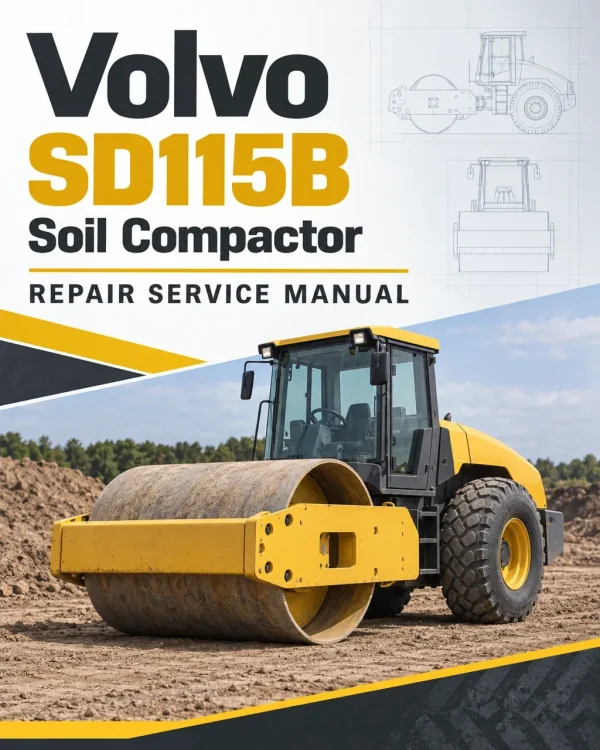 Volvo SD115B Soil Compactor Repair Service Manual
