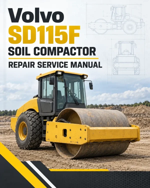 Volvo SD115F Soil Compactor Repair Service Manual