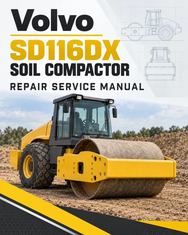 Volvo SD116DX Soil Compactor Repair Service Manual Volvo SD116DX Soil Compactor Repair Service Manual