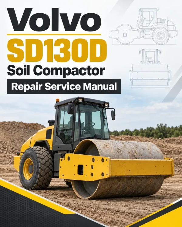 Volvo SD130D Soil Compactor Repair Service Manual Volvo SD130D Soil Compactor Repair Service Manual