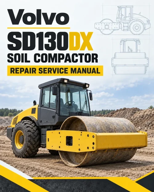 Volvo SD130DX Soil Compactor Repair Service Manual Volvo SD130DX Soil Compactor Repair Service Manual
