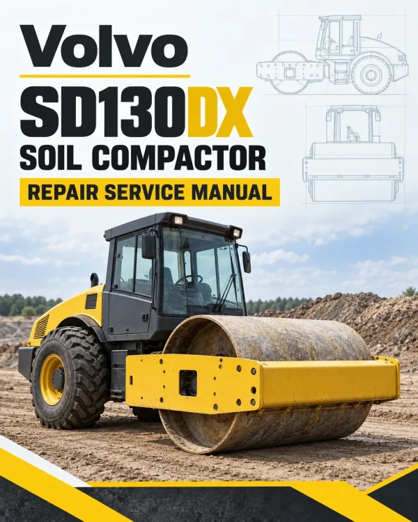 Volvo SD130DX Soil Compactor Repair Service Manual Volvo SD130DX Soil Compactor Repair Service Manual