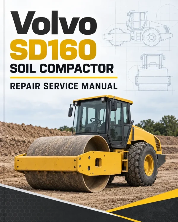 Volvo SD160 Soil Compactor Repair Service Manual