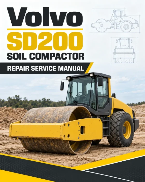 Volvo SD200 Soil Compactor Repair Service Manual