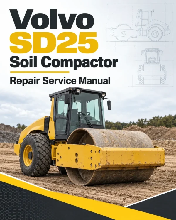 Volvo SD25 Soil Compactor Repair Service Manual Volvo SD25 Soil Compactor Repair Service Manual