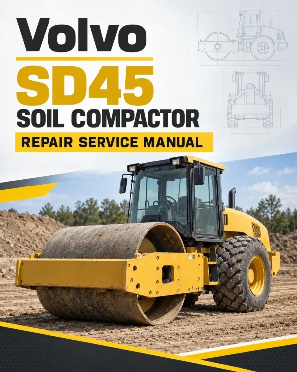 Volvo SD45 Soil Compactor Repair Service Manual Volvo SD45 Soil Compactor Repair Service Manual