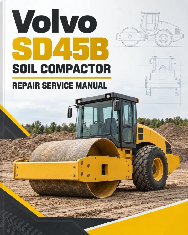 Volvo SD45B Soil Compactor Repair Service Manual Volvo SD45B Soil Compactor Repair Service Manual