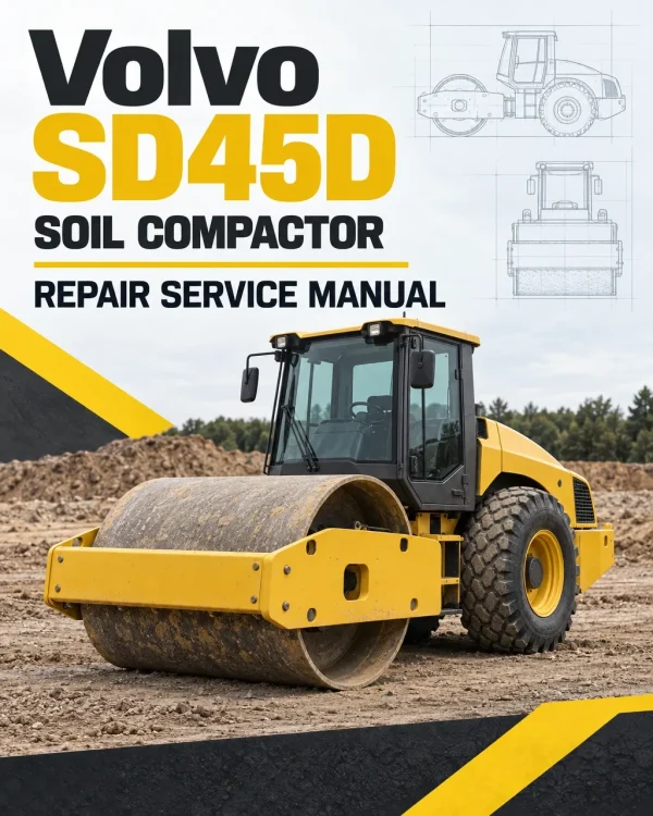 Volvo SD45D Soil Compactor Repair Service Manual