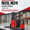 Linde N20, N24 Order Picker Type 132 Repair Service Manual Linde N20, N24 Order Picker Type 132 Repair Service Manual