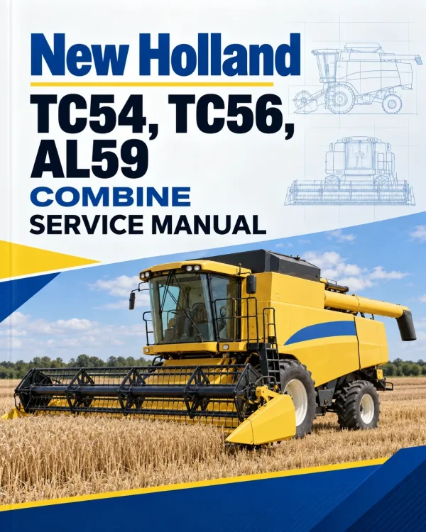 New Holland TC54, TC56, AL59 Combine Service Manual New Holland TC54, TC56, AL59 Combine Service Manual