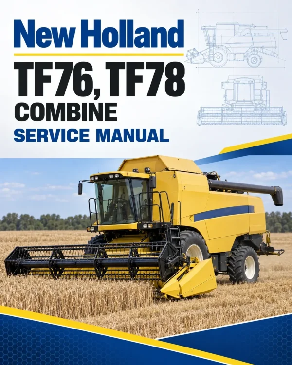 New Holland TF76, TF78 Combine Service Manual New Holland TF76, TF78 Combine Service Manual