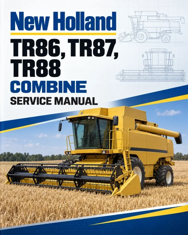 New Holland TR86, TR87, TR88 Combine Service Manual New Holland TR86, TR87, TR88 Combine Service Manual