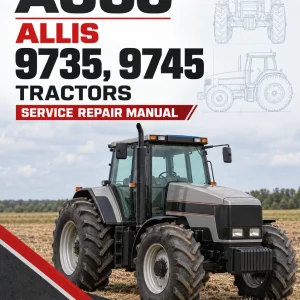 AGCO Allis 9735, 9745 Tractors Service Repair Manual AGCO Allis 9735, 9745 Tractors Service Repair Manual