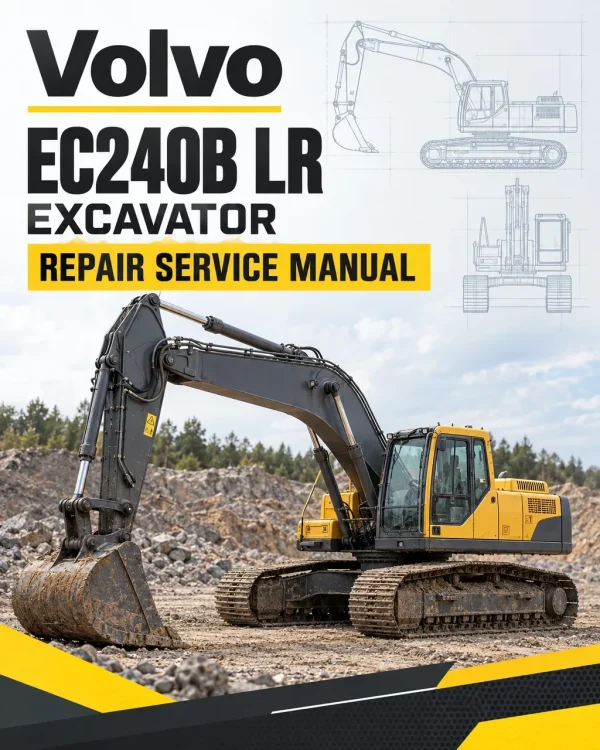 Volvo EC240B LR Excavator Repair Service Manual