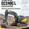Volvo EC240C L Excavator Repair Service Manual