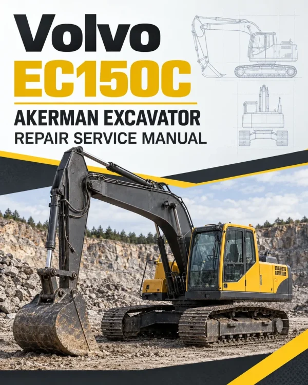Volvo EC150C Akerman Excavator Repair Service Manual Volvo EC150C Akerman Excavator Repair Service Manual