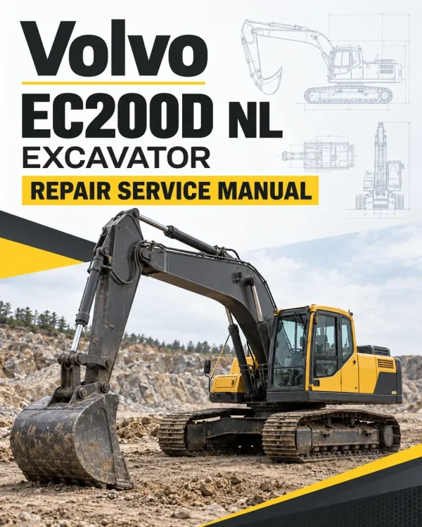 Volvo EC200D NL Excavator Repair Service Manual Volvo EC200D NL Excavator Repair Service Manual