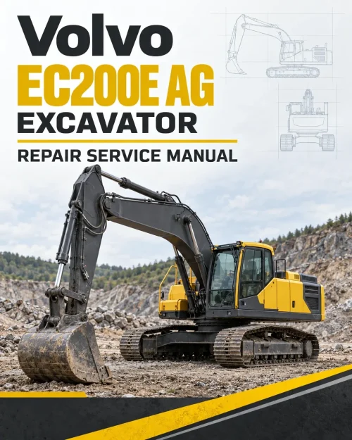 Volvo EC200E AG Excavator Repair Service Manual